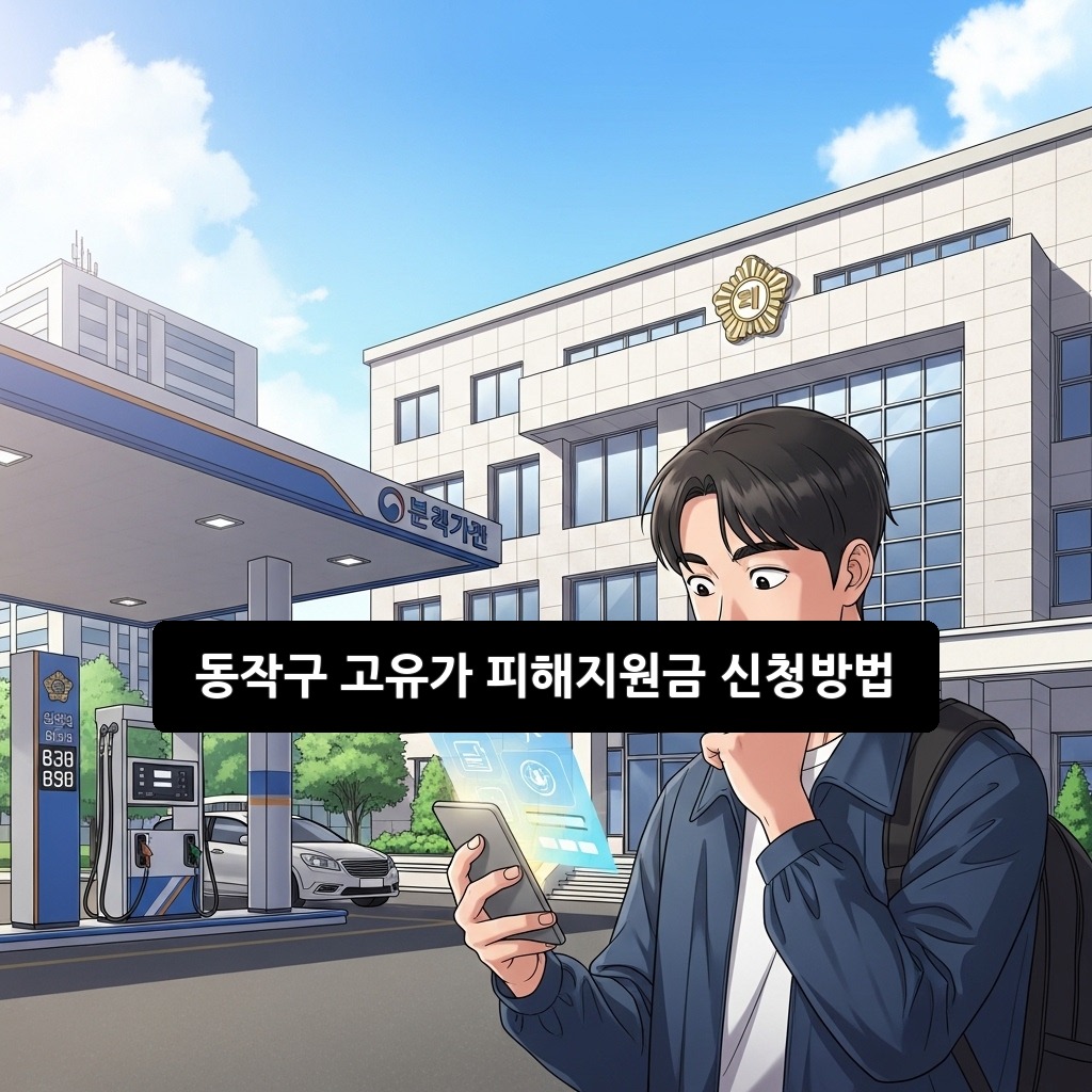 동작구 고유가 피해지원금 신청방법
