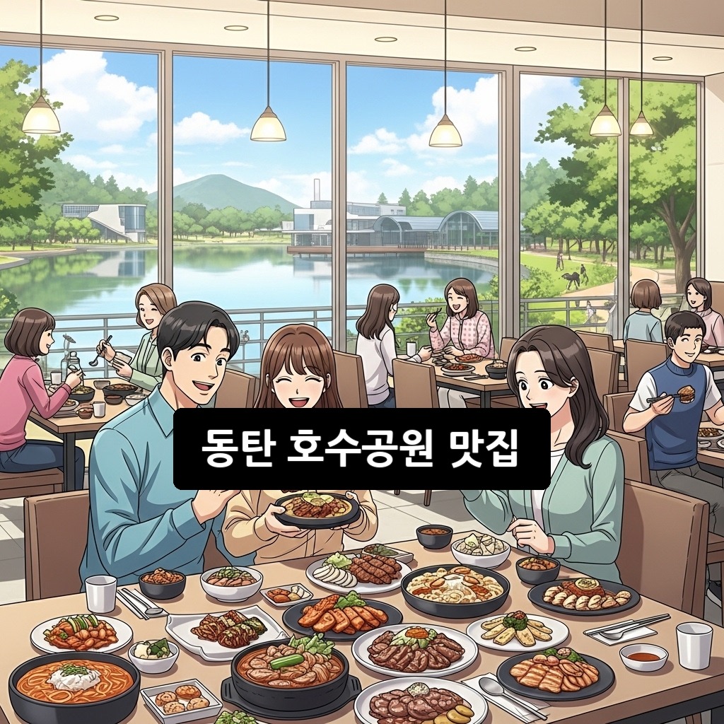 동탄 호수공원 맛집