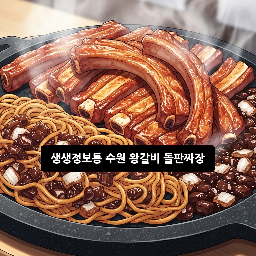 생생정보통 수원 왕갈비 돌판짜장 가격 위치 총정리