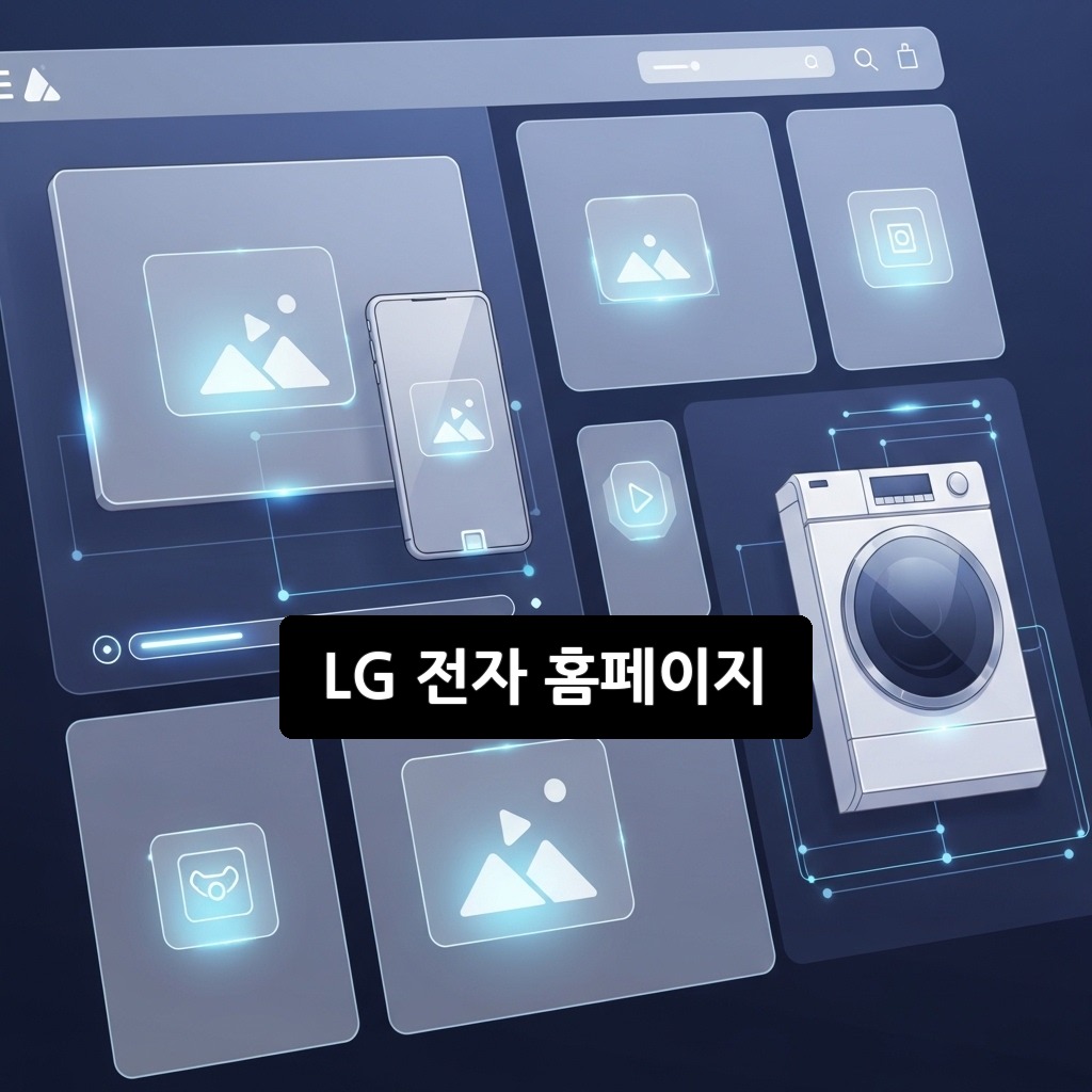 LG 전자 홈페이지