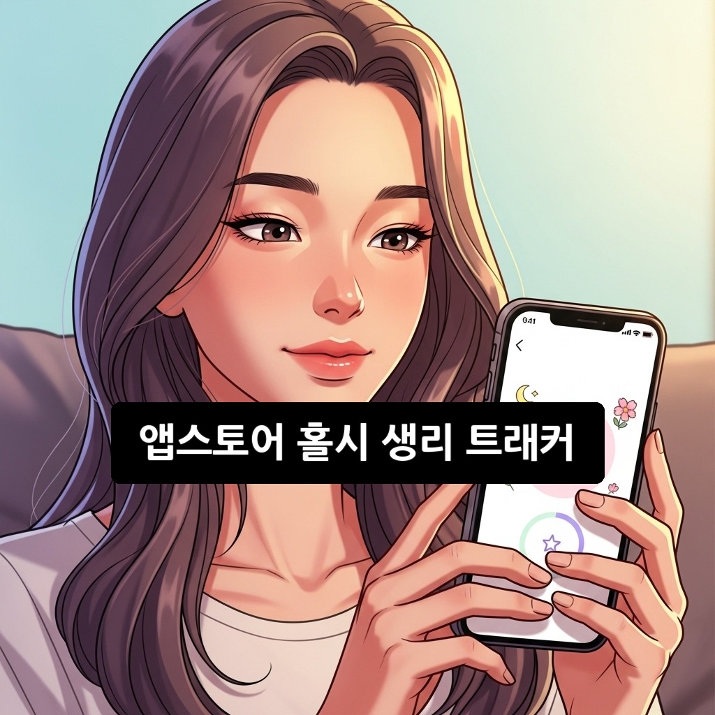 앱스토어 홀시 생리 트래커 꿀팁 총정리