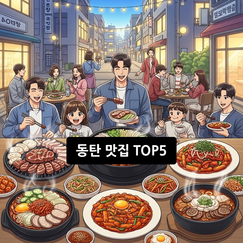 동탄 맛집 TOP5