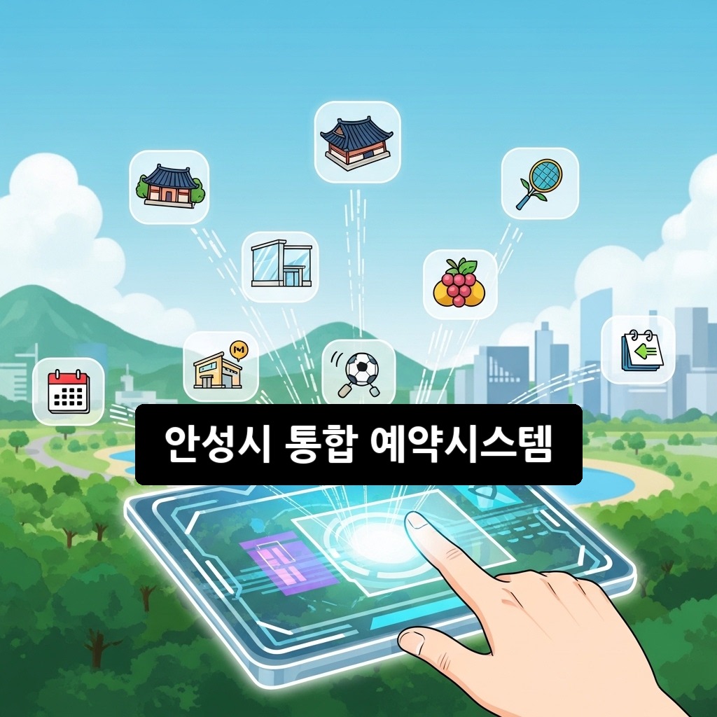 안성시 통합 예약시스템 완벽 가이드: 예약부터 이용까지