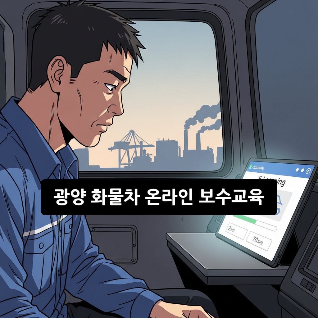 광양 화물차 온라인 보수교육: 2026년 필수 이수 가이드