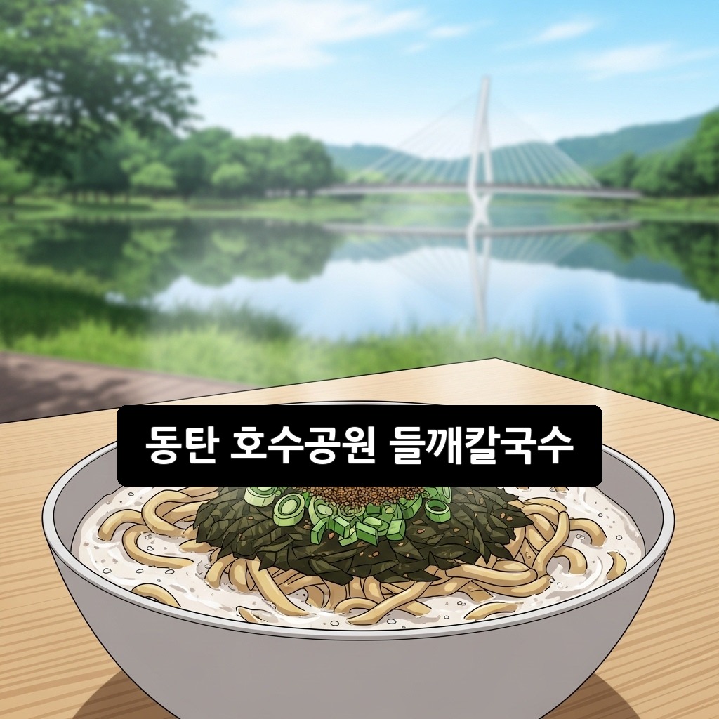 동탄 호수공원 들깨칼국수 맛집 완벽 가이드