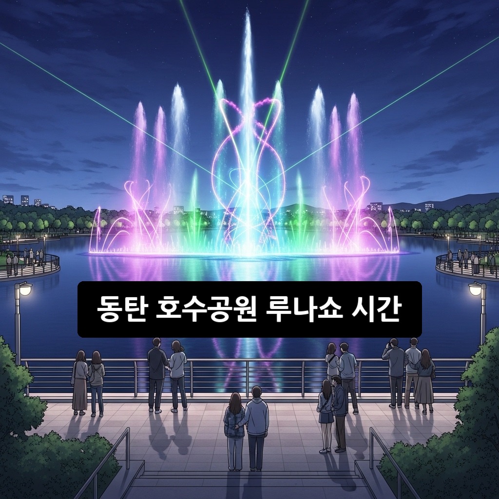 동탄 호수공원 루나쇼 시간 총정리: 2024년 완벽 가이드