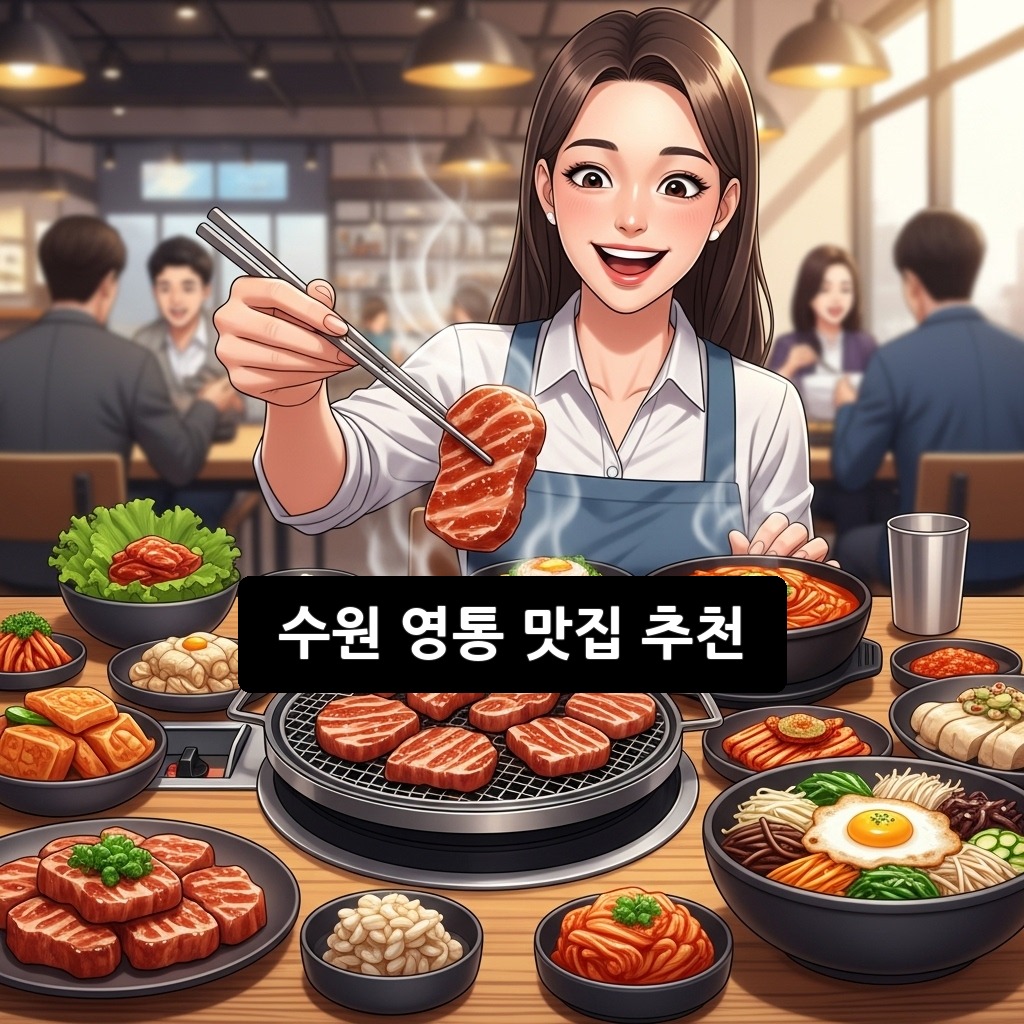 수원 영통 맛집 추천! 현지인 찐맛집 총정리 꿀팁
