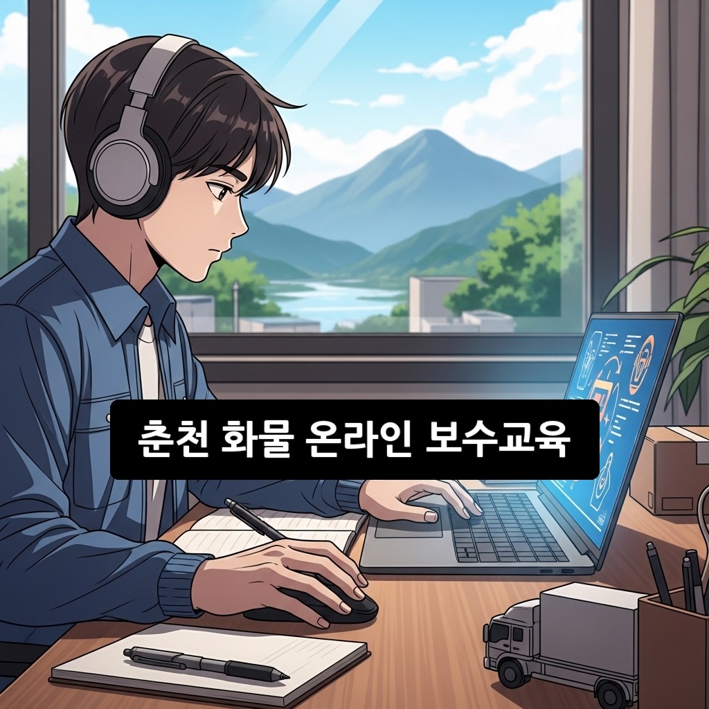 춘천 화물 온라인 보수교육 2026 최신 개정 총정리
