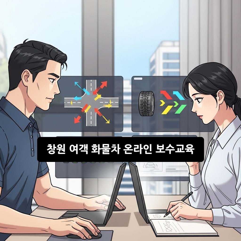 창원 여객 화물차 온라인 보수교육 신청 및 이수 방법 총정리