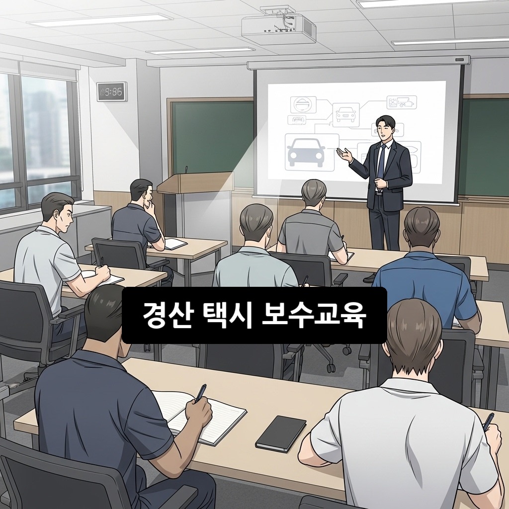 경산 택시 보수교육: 2026년 일정부터 신청 방법까지 완벽 가이드