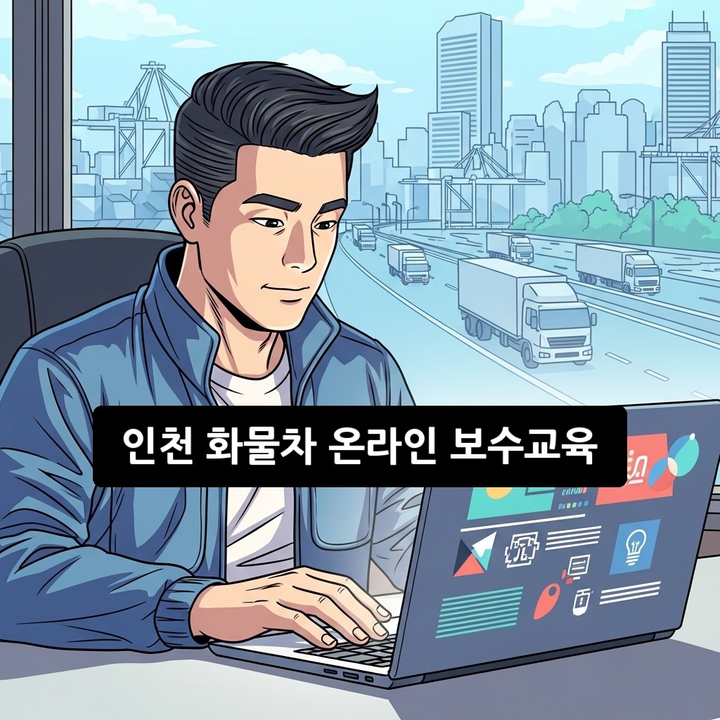 인천 화물차 온라인 보수교육: 2026년 완벽 이수 가이드