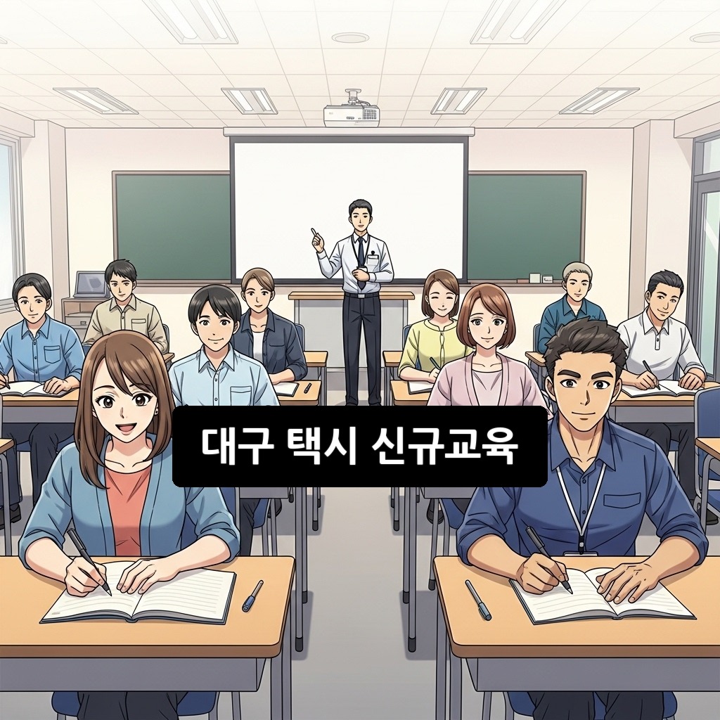 대구 택시 신규교육 2026: 필수 이수 과정 완벽 가이드