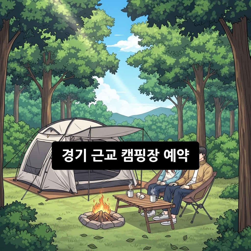 경기 근교 캠핑장 예약: 2026년 완벽 가이드 및 꿀팁