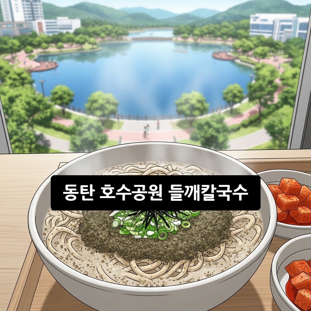 동탄 호수공원 들깨칼국수 맛집 완벽 가이드 & 꿀팁