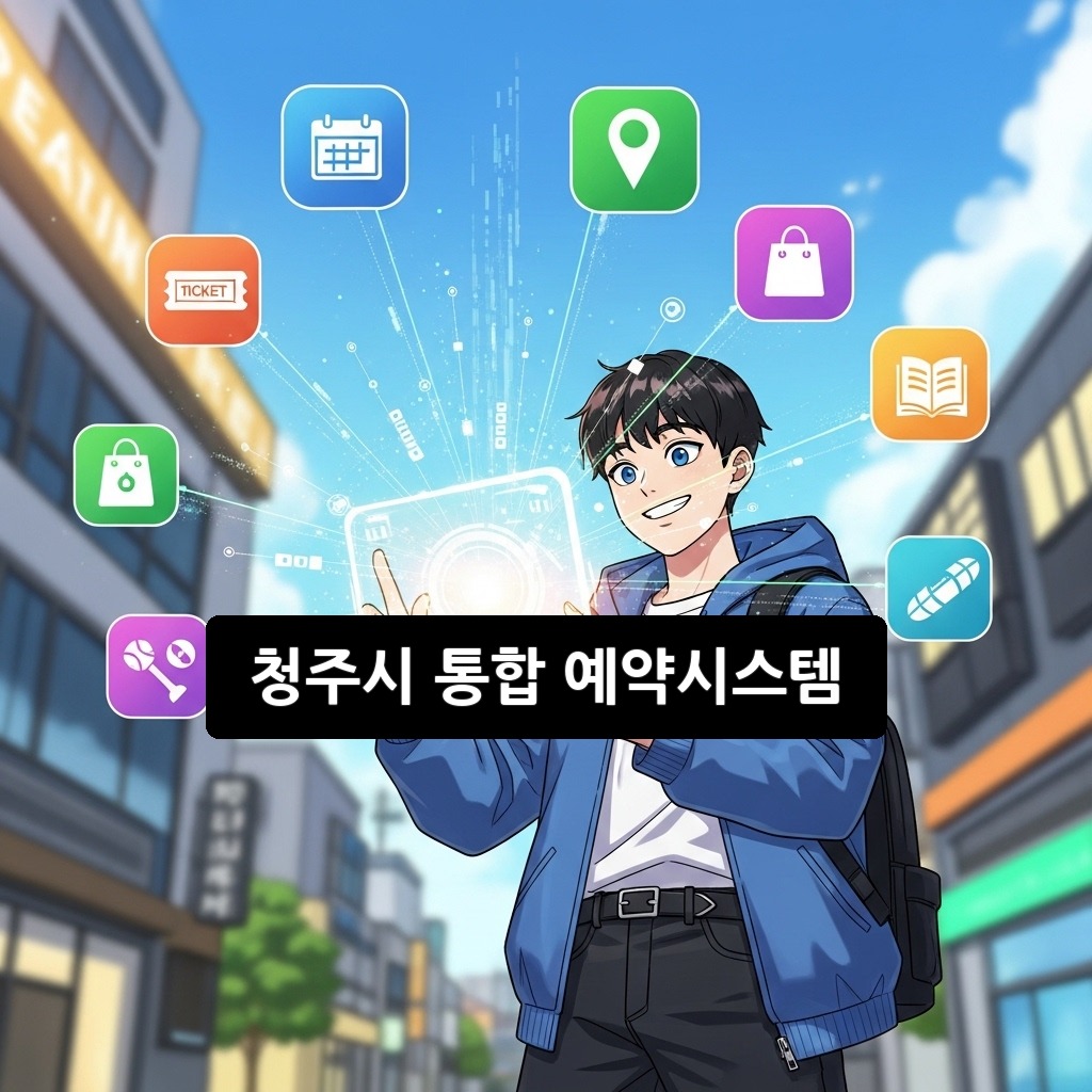 청주시 통합 예약시스템 사용 방법 총정리