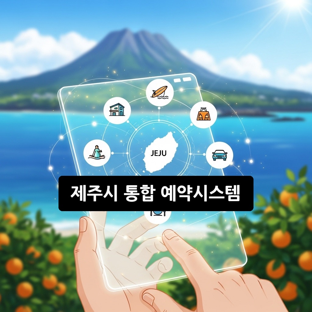 제주시 통합 예약시스템 총정리! 편리한 예약 방법 꿀팁