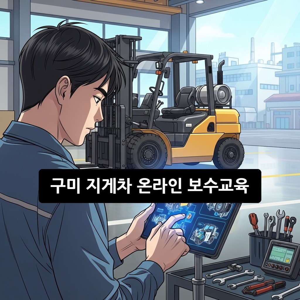 구미 지게차 온라인 보수교육: 2026년 완벽 이수 가이드