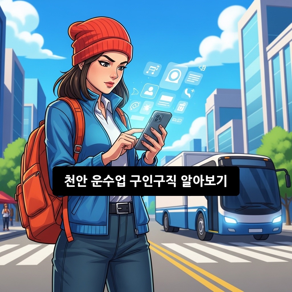 천안 운수업 구인구직 알아보기: 2026 취업 성공 완벽 가이드