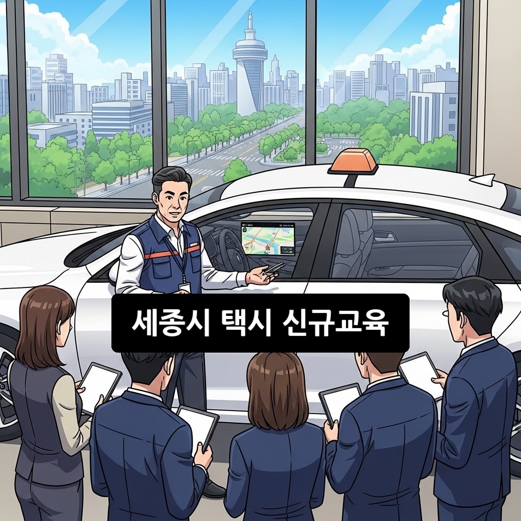 세종시 택시 신규교육 2026년 필수 이수 과정 총정리