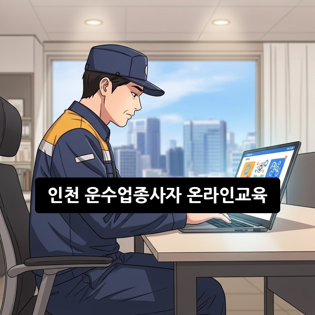 인천 운수업종사자 온라인교육: 2026년 필수 이수 완벽 가이드