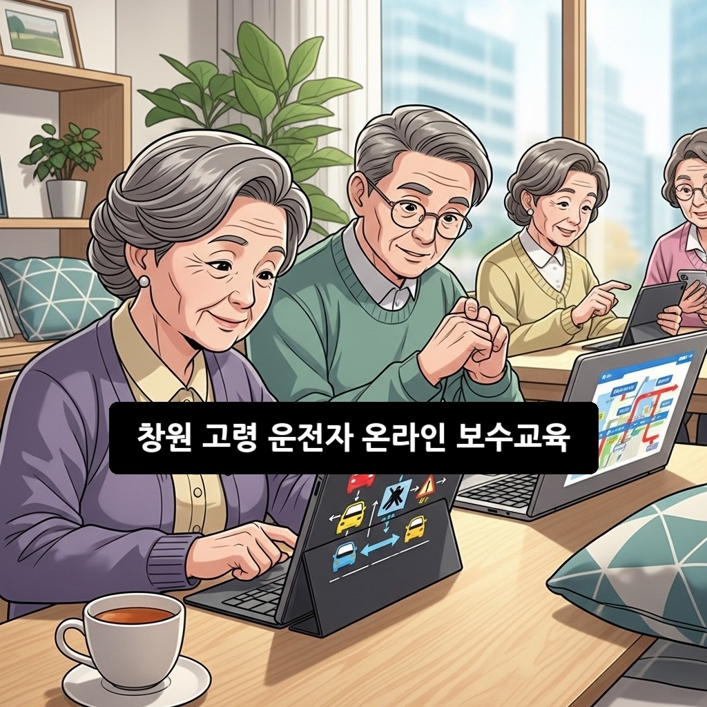 창원 고령 운전자 온라인 보수교육: 2026 신청부터 이수까지 총정리