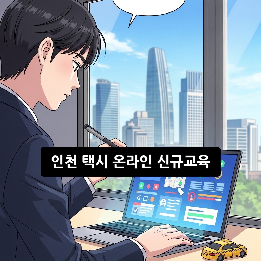 인천 택시 온라인 신규교육 2026: 신청 방법 완벽 가이드