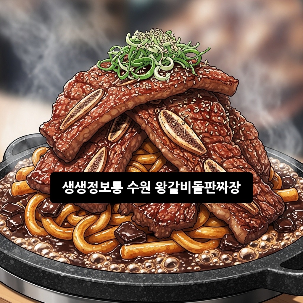 생생정보통 수원 왕갈비돌판짜장: 2026 완벽 방문 가이드