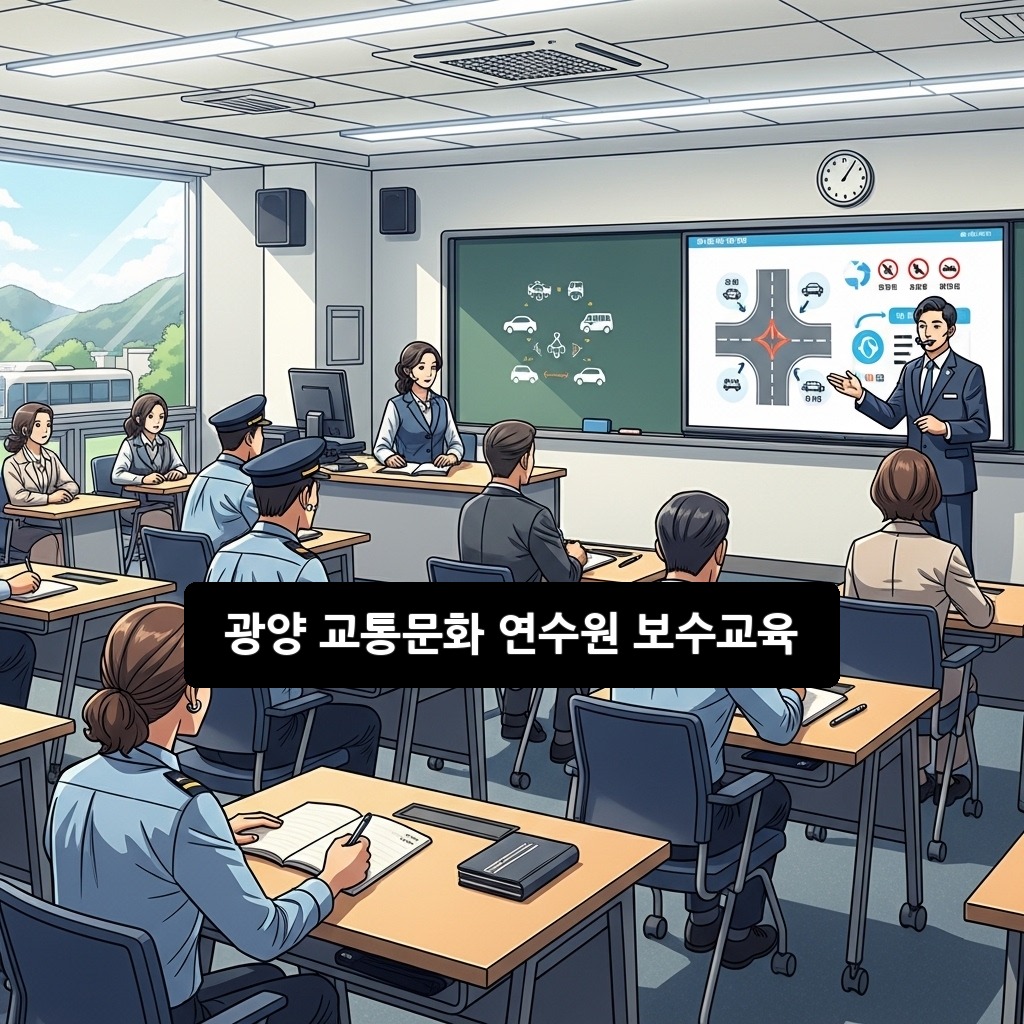 광양 교통문화 연수원 보수교육 2026년 완벽 가이드