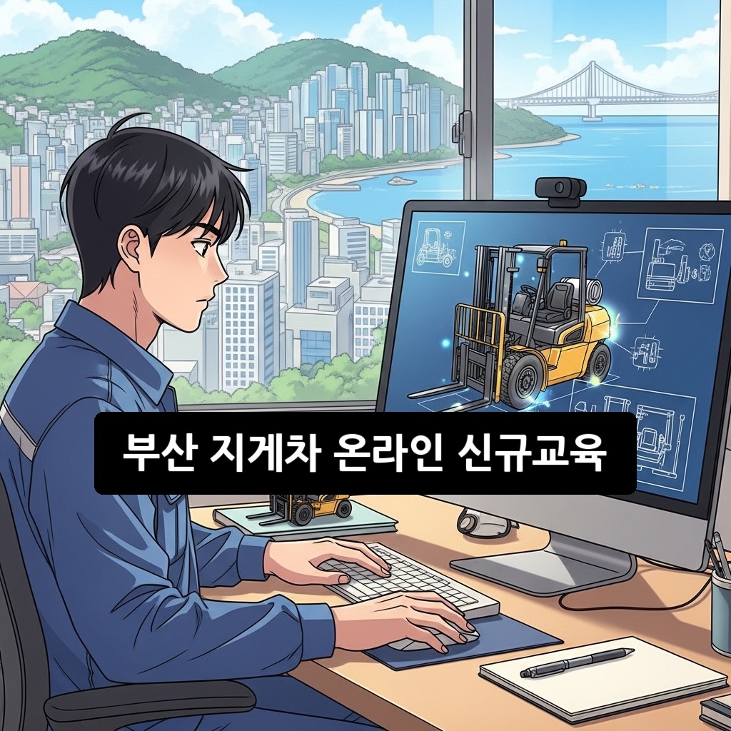 부산 지게차 온라인 신규교육, 2026년 완벽 가이드