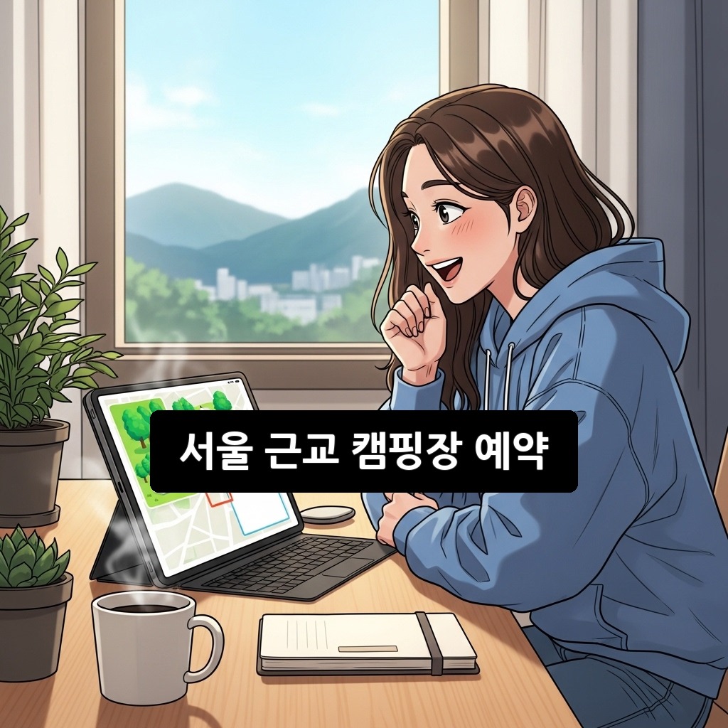 서울 근교 캠핑장 예약 성공 꿀팁 완벽 가이드