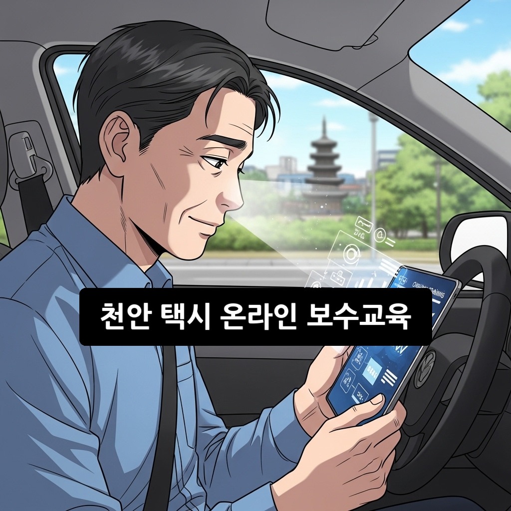 천안 택시 온라인 보수교육 2026년 이수 완벽 가이드