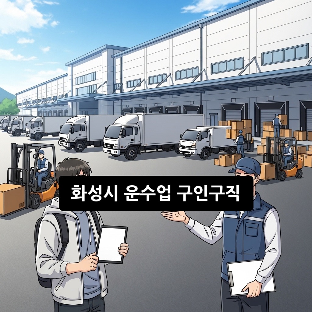화성시 운수업 구인구직 2026년 완벽 가이드