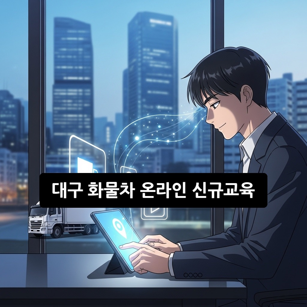 대구 화물차 온라인 신규교육: 2026년 완벽 가이드 및 신청 방법